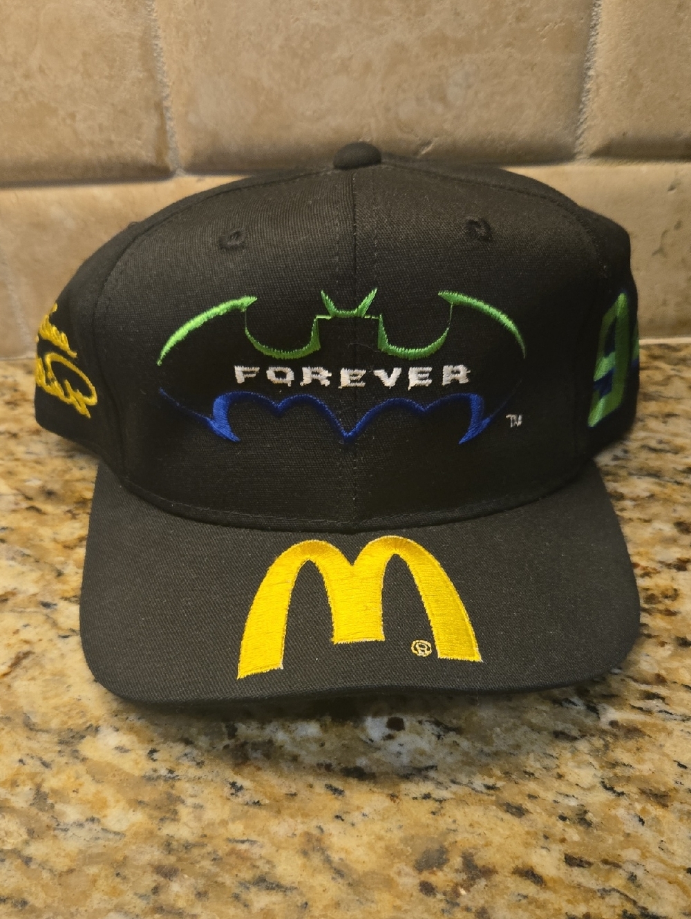 1995 Bill Elliott Batman Forever McDonald's Hat NOS